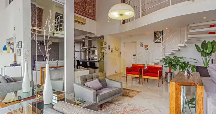 Apartamento duplex á venda de 202m², com 03 dormitórios e 02 vagas no brooklin sp