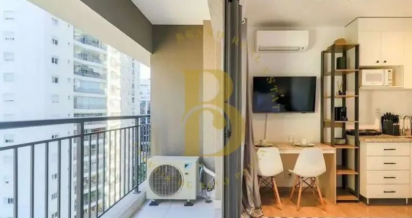 Apartamento com 25 m², 1 quarto sendo 1 suíte à venda no bairro moema índios.