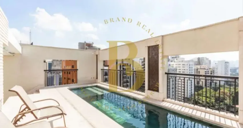 Primorosa cobertura duplex, com vista panorâmica, localizada na vila nova conceição.