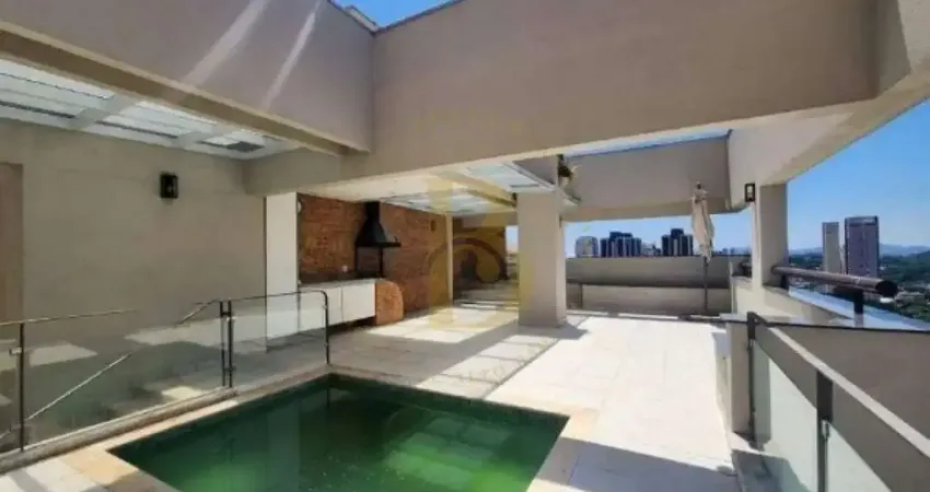 Cobertura com 345 m², 4 quartos sendo 3 suítes à venda no bairro jardim guedala.