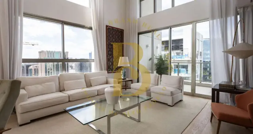 Cobertura á venda de 510m², com 3 suítes e 6 vagas de garagem no itaim bibi.
