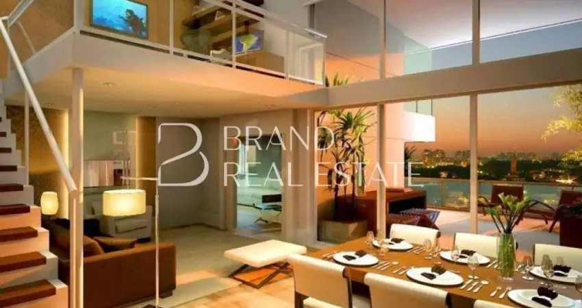 Apartamento em andar alto e condomínio cobiçado, localizado no Campo Belo.