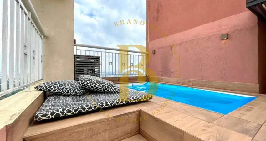 Cobertura para locação com 180m² privativo, de 03 dormitórios e 03 vagas no alto da lapa.