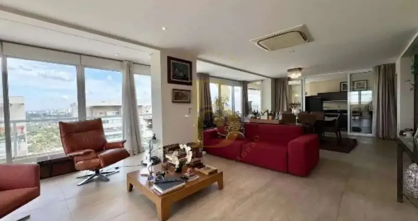 Cobertura duplex com 378m², 4 suítes e 5 vagas de garagem no campo belo