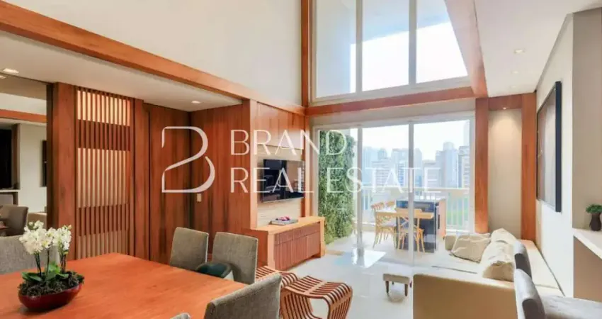 Apartamento à venda no Brooklin com 121 m², i 3 quartos, 2 vagas, lazer completo!