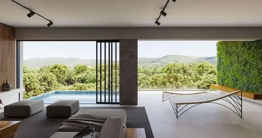 Casa - Cond. Golf Village / Fazendinha - Zero Km! Moderna, integrada, vista espetacular!