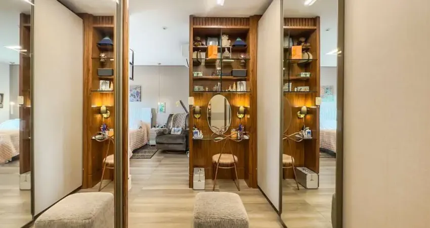 Apartamento a venda em alphaville, andar alto, 4 quartos, 3 vagas, depósito integrado, closet lindo e varanda gourmet