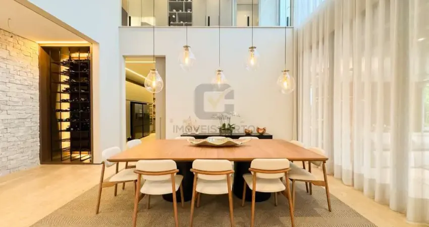 Casa mobiliada a venda em alphaville 2, perto da portaria, com assinatura de ricardo calejo e guilherme gabriel, e 5 suítes