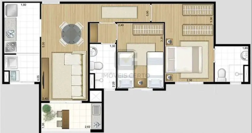 Apartamento a venda em presidente altino osasco com vista contemplativa, 2 quartos (1 suíte), 1 vaga