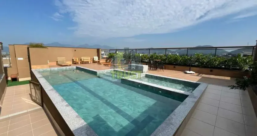 Cobertura para venda em rio de janeiro, pechincha, 1 dormitório, 1 suíte, 2 banheiros, 2 vagas