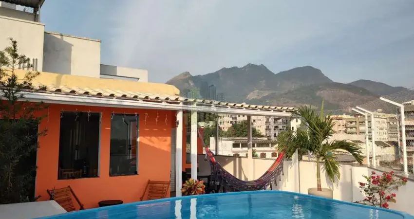 Cobertura para Venda em Rio de Janeiro, Freguesia (Jacarepaguá), 3 dormitórios, 2 suítes, 5 banheiros, 1 vaga