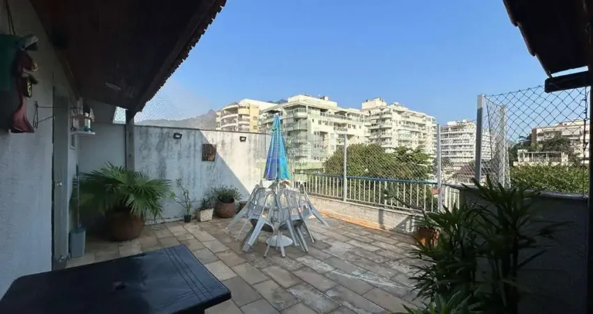 Cobertura para venda em rio de janeiro, freguesia (jacarepaguá), 3 dormitórios, 2 suítes, 6 banheiros, 2 vagas