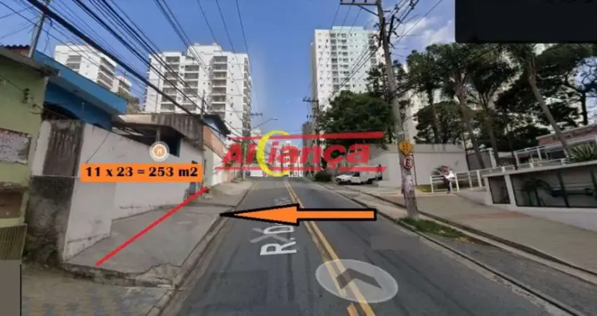 Terreno 253 m2 na Rua Dona Tecla, com construção antiga.