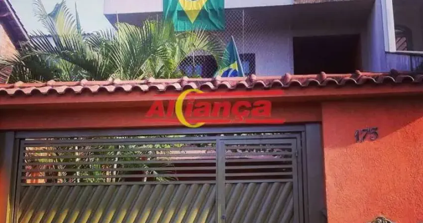 Sobrado com  3 dormitórios a venda, 181 m² parque continental ii - guarulhos - sp