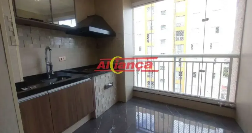 Apartamento 3 dormitórios, varanda gourmet, Jardim São Judas Tadeu - Guarulhos/SP