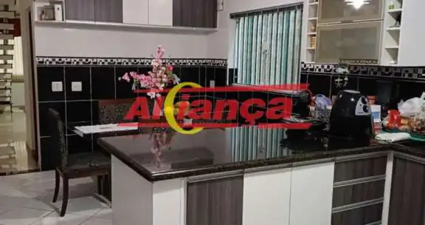 Sobrado 3 quartos (1 suíte com varanda) garagem, espaço pets, quintal, continental, guarulhos, sp