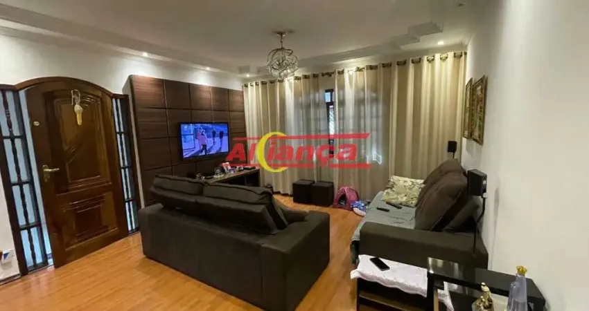 SOBRADO COM 182M² SENDO 3 DOROMTIÓRIOS 1 SUITE - JARDIM SANTA CLARA - GUARULHOS/SP