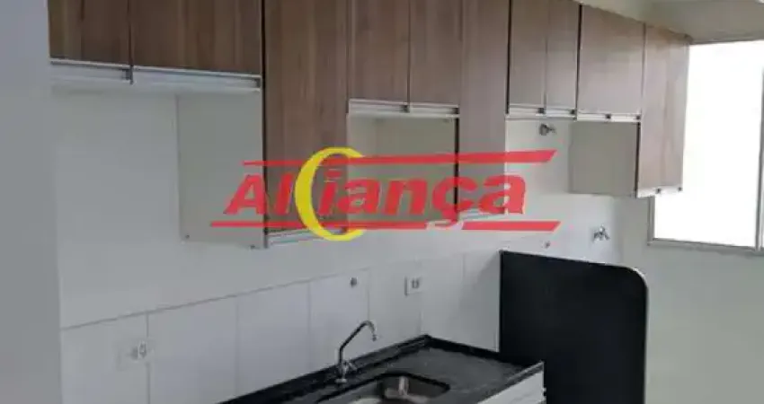 Apartamento com 2 quartos, 1 banheiro e 1 vaga de garagem - Água Chata - Guarulhos