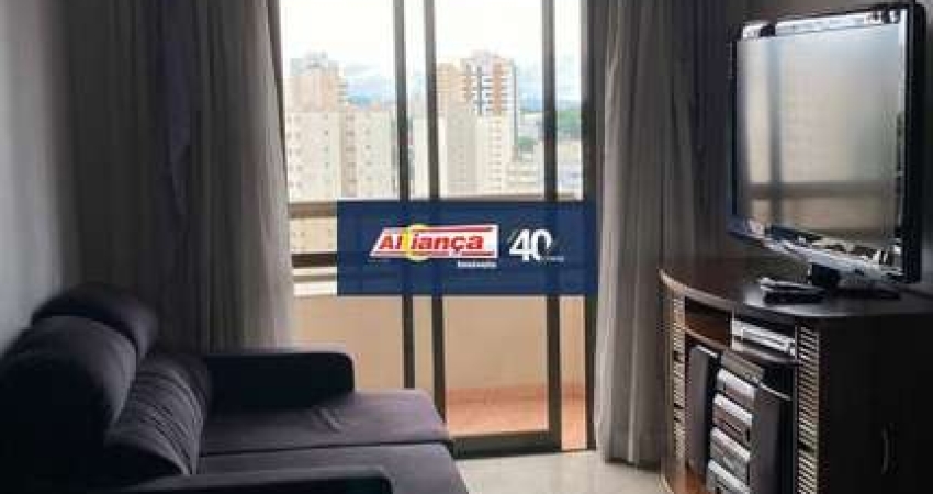 APARTAMENTO COM 3 DORMITÓRIOS À VENDA, 85,00m² - Vila  Augusta, próx. ao centro  Guarulhos 680 mil -
