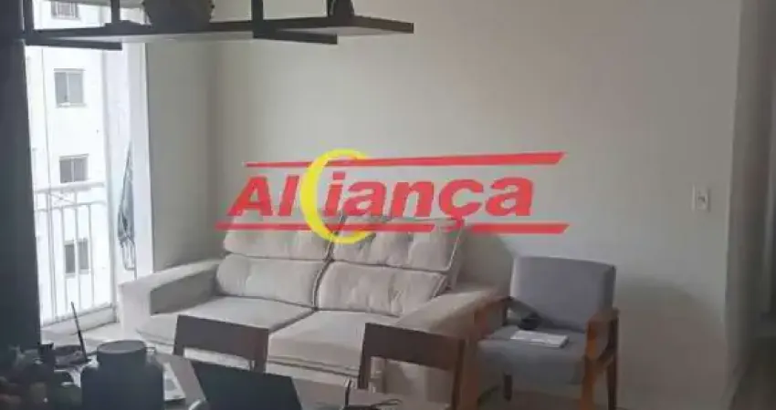 Vende-se apartamento de 52m², 2 quartos, varanda e 1 vaga. condomínio com segurança 24h!