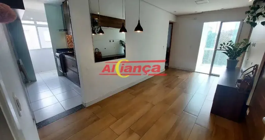 Apartamento 49m², 2 Quartos, sacada- Pq Continetal- Guarulhos-Sp.