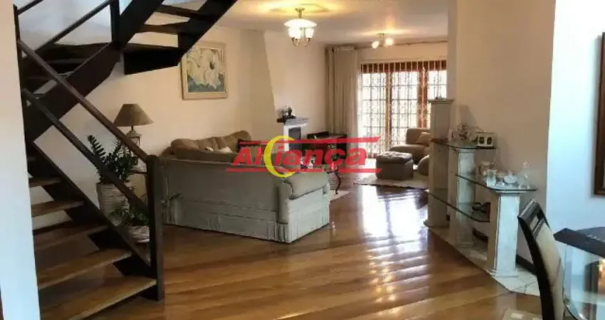 Sobrado alto padrão com 4 dormitórios à venda, 430m² - vila galvão - guarulhos/sp