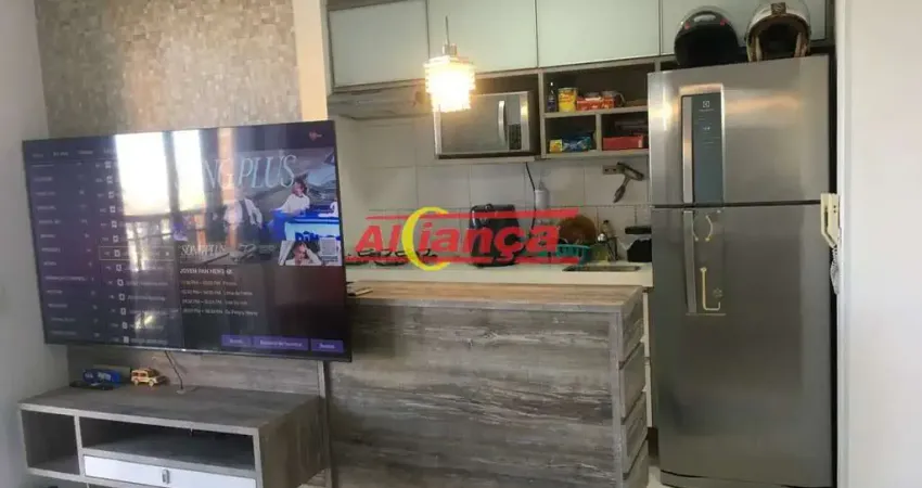 Apartamento no Condomínio Fatto Passion, 2 dormitórios (1 suíte), Vila Augusta - Guarulhos