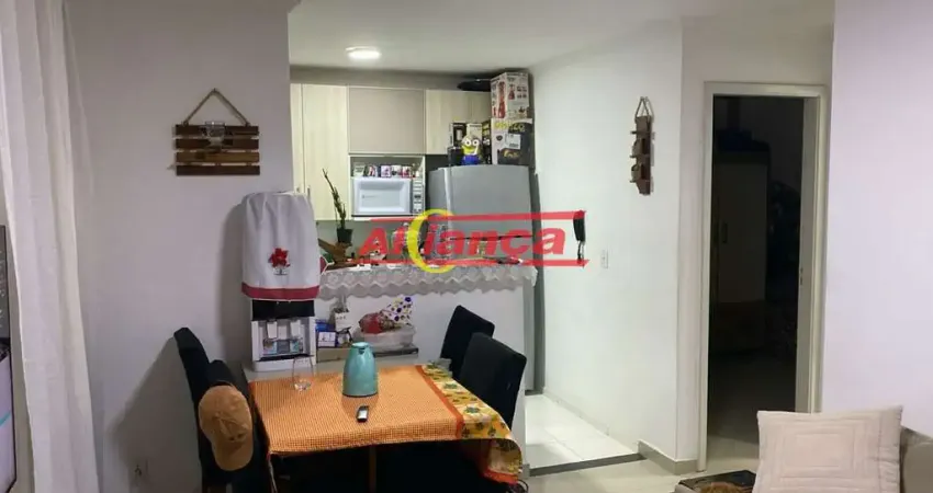 Apartamento 2 quartos, 47m², 1 vaga, perto do shopping bonsucesso na água chata em guarulhos, sp