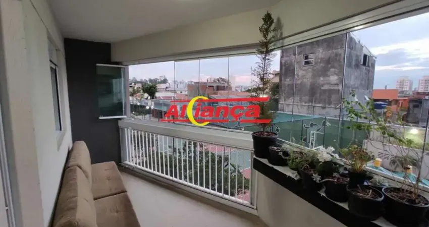 Apartamento à Venda em Gopoúva c/ 82m² , 3 quartos sendo 1 suíte, 2 vagas e lazer completo.