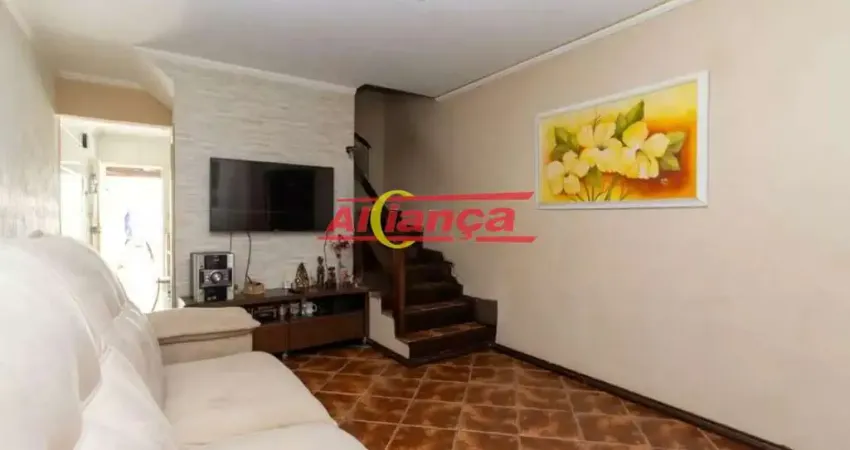 SOBRADO COM 2 DORMITÓRIOS E 2 VAGAS, 90 m² - PQ. CONTINENTAL II - GUARULHOS -SP.