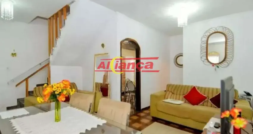 SOBRADO COM 3 DORMITÓRIOS (1 SUÍTE) E 2 VAGAS, 99 m² - VILA GALVÃO - GUARULHOS/SP