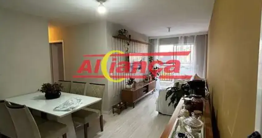 Apartamento com 3 dormitórios à venda, 83 m² - jardim flor da montanha - guarulhos - sp