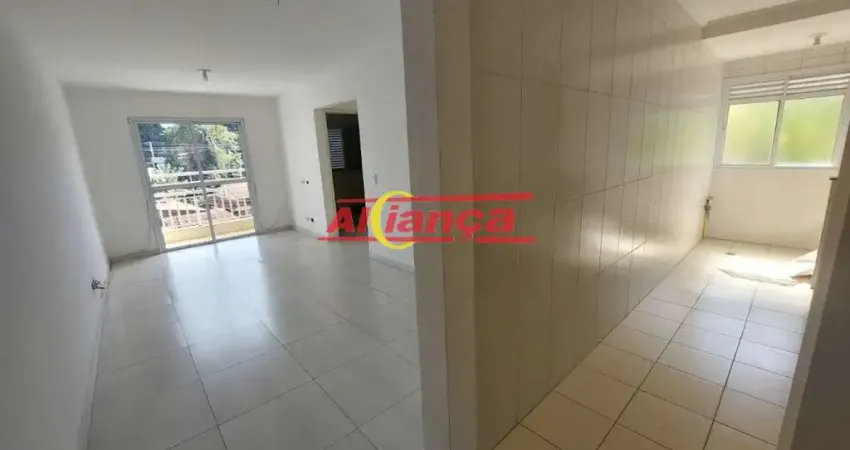 Apartamento c/62m²- torre única, seminovo, 2 quartos, sala c/sacada, 1 vaga, prédio c/ elevador.