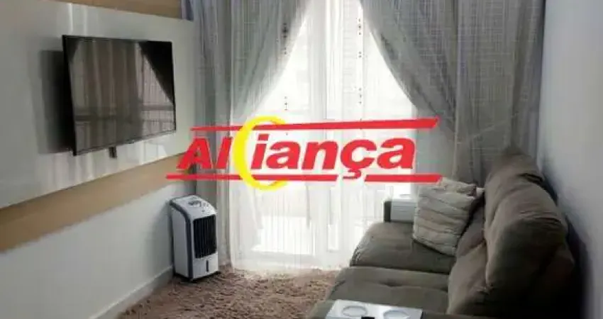 Apartamento com 2 dormitórios à venda, 48 m² - gopouva - guarulhos/sp