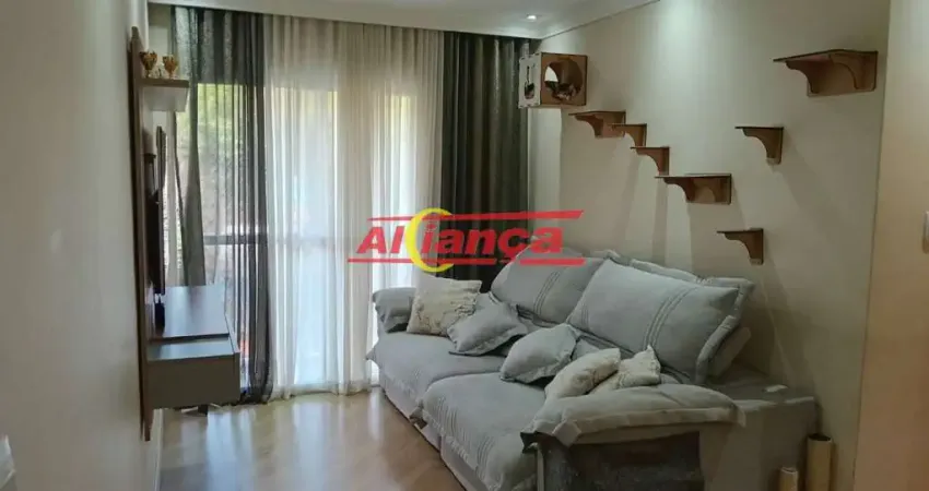 Apartamento guarulhos vila augusta apartamento com 2 dormitórios à venda, 61m2- vila leonor - guarul