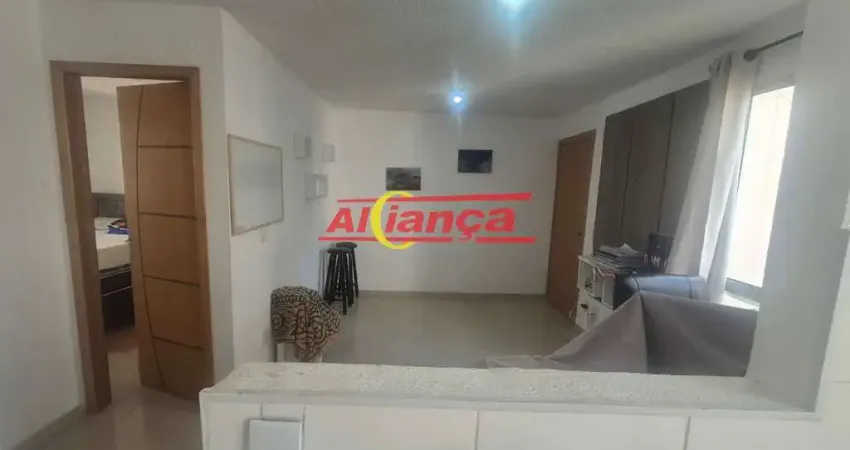 Apartamento com 2 dormitórios à venda, 45m² - água chata - guarulhos/sp