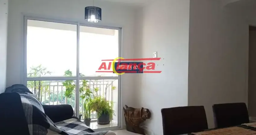 Apartamento com 3 quartos, ponte grande, vista livre, guarulhos, sp