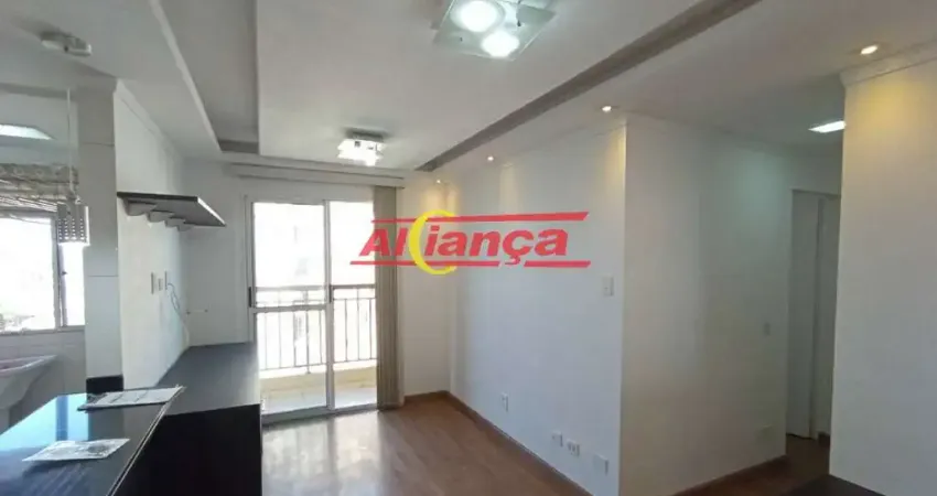 Apartamento de 68m² com 2 dormitórios nos pimentas - guarulhoa.