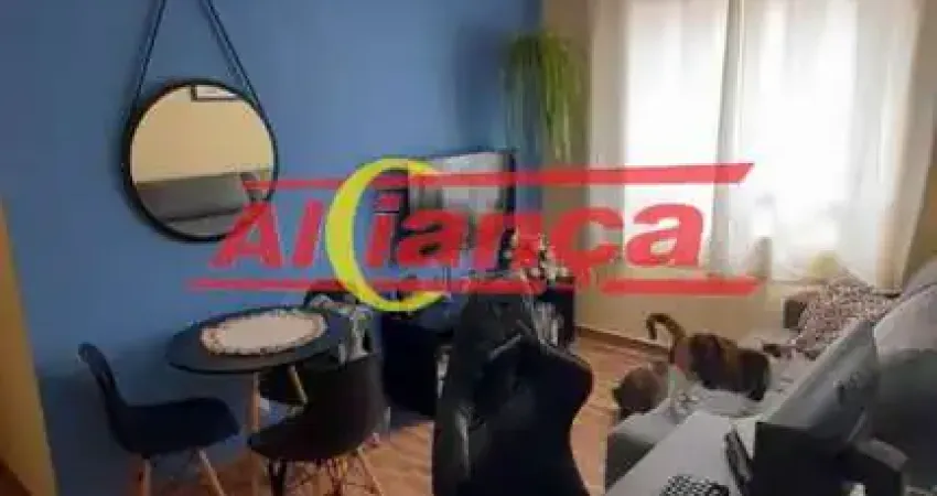 Apartamento 2 quartos, 45m², lazer completo, perto shopping internacional, ponte grande, guarulhos