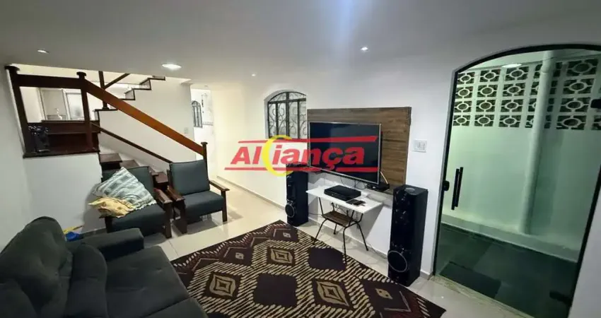 Sobrado á venda com 2 suítes no jardim santa cecilia em guarulhos