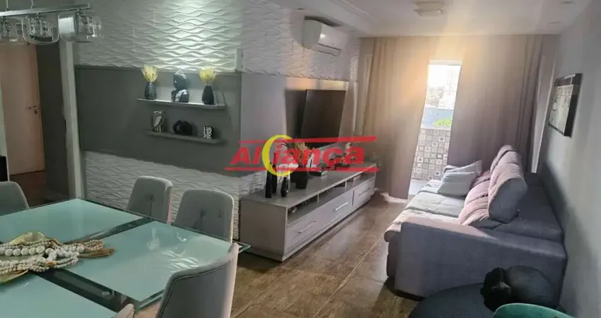 Apartamento com 3 dormitórios e 1 suíte à venda, 115 m² - centro - guarulhos - sp.