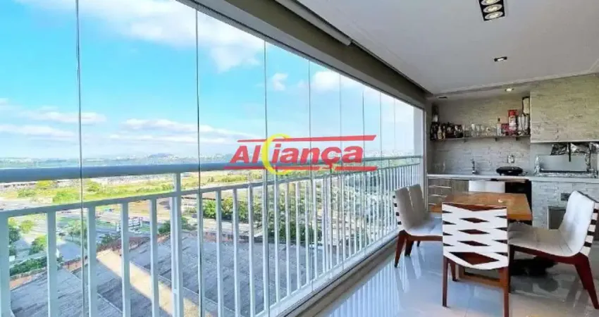 Apartamento com 3 quartos 2 suítes, 110 m² - vila leonor - guarulhos/sp