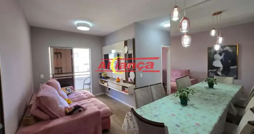 Apartamento com 2 quartos , 63m² - jardim testae / guarulhos/sp