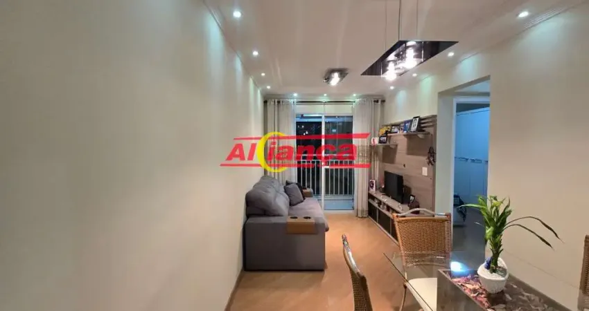 Apartamento 56m² 2 dormitórios 2 banheiros, 1 vaga, bem estar guarulhos, vila rosália - guarulhos sp