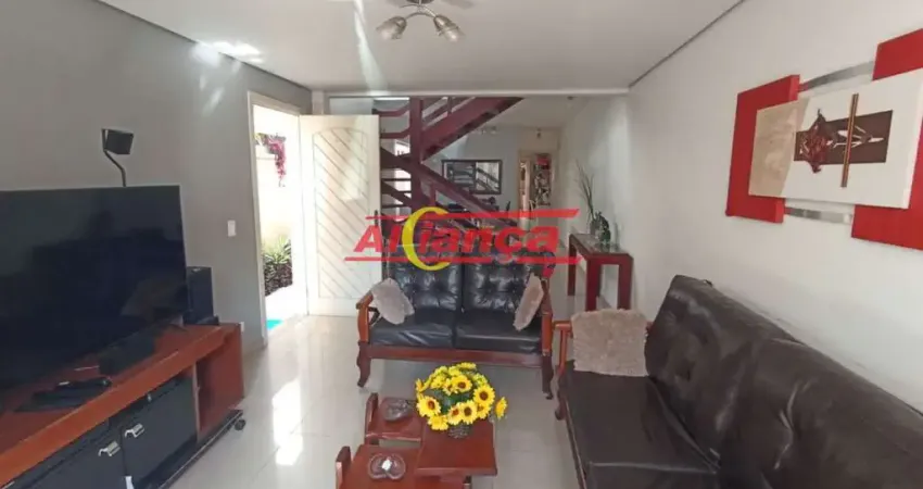 SOBRADO COM 3 QUARTOS E 1 SUÍTE  A VENDA, 125m² - JARDIM  SANTA CLARA - GUARULHOS