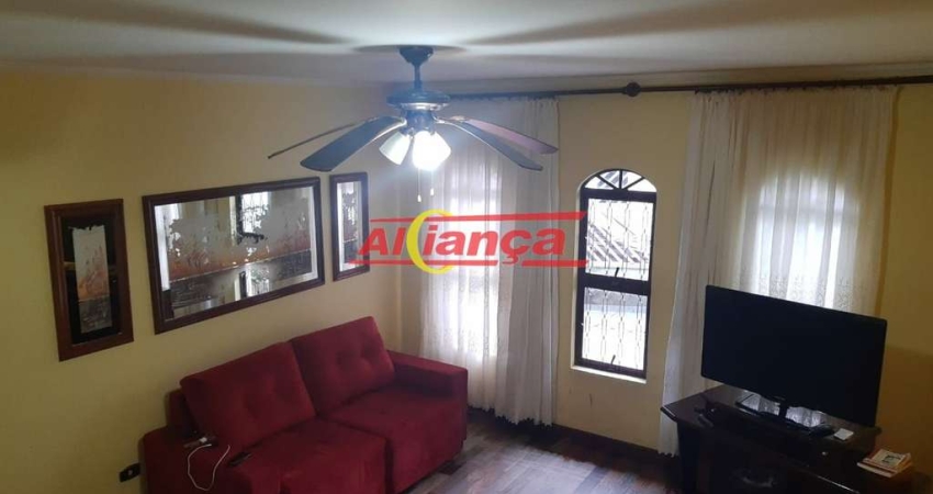 SOBRADO COM 3  QUARTOS SENDO 2 SUÍTES A VENDA, 140m² - VILA CARMELA I- GUARULHOS/SP