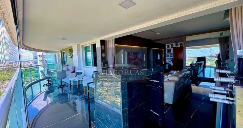 Apartamento de Luxo com 4 Suítes no Art Residence Patamares em Piatã, Salvador-BA - Porteira Fechada