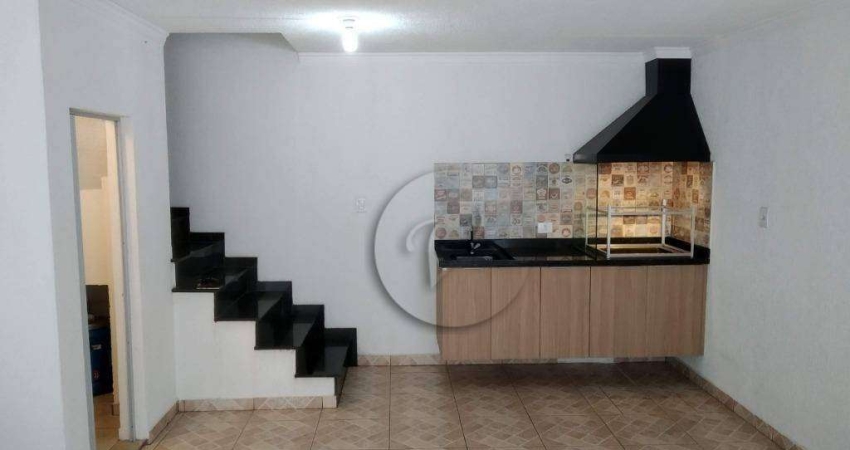 Sobrado com 3 dormitórios para alugar, 114 m² por R$ 3.249,44/mês - Vila Pires - Santo André/SP