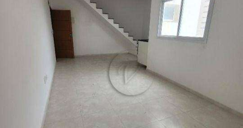 Cobertura com 2 dormitórios para alugar, 130 m² por R$ 3.150,00/mês - Vila Assunção - Santo André/SP