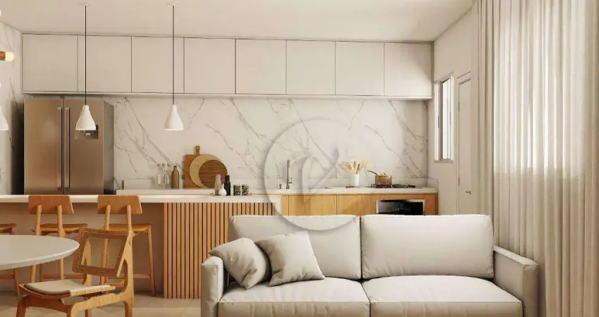Apartamento com 2 dormitórios à venda, 46 m² por R$ 525.000,01 - Vila Guiomar - Santo André/SP